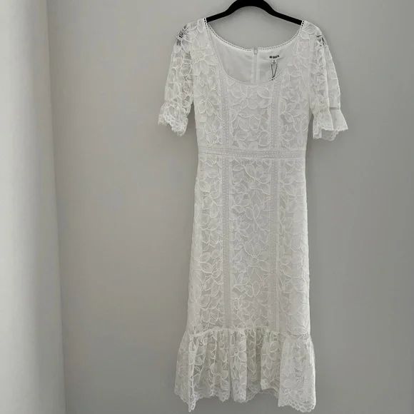 chinese dress ladies JACK BY BB DAKOTA: DANNA WHITE LACE DRESS – 85 86 eightyfiveightysix main image 0
